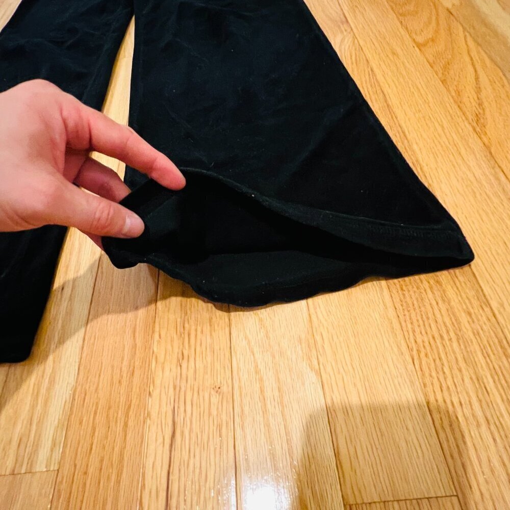 Vintage Y2k Juicy Couture Tracksuit Black Velour Pants - Picture 2 of 16